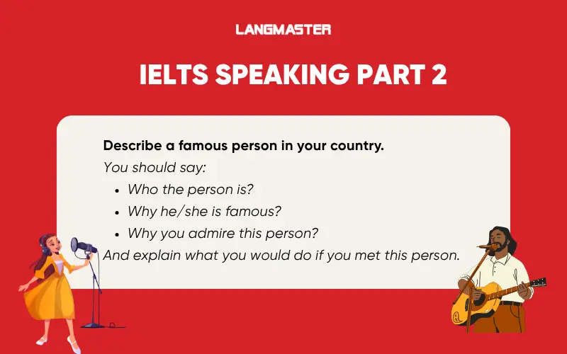 Đề bài IELTS Speaking Part 2: Describe a famous person in your country