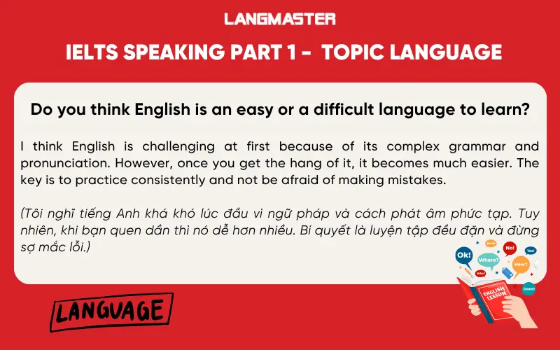 Do you think English is an easy or a difficult language to learn?