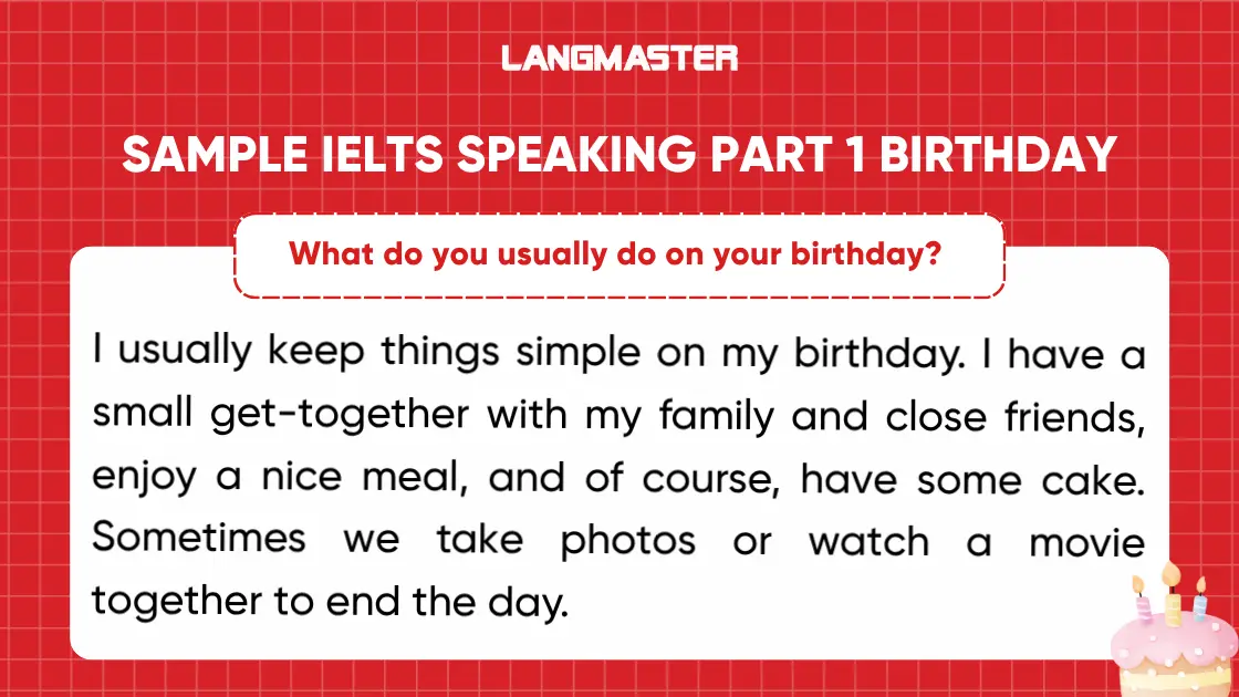 What do you usually do on your birthday?