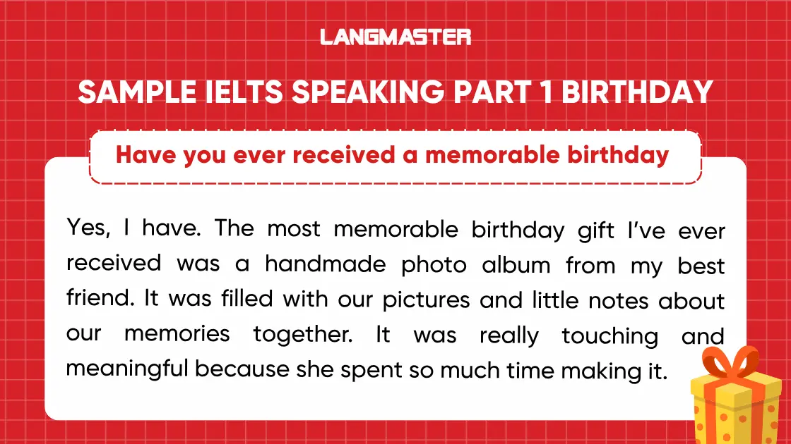 Have you ever received a memorable birthday