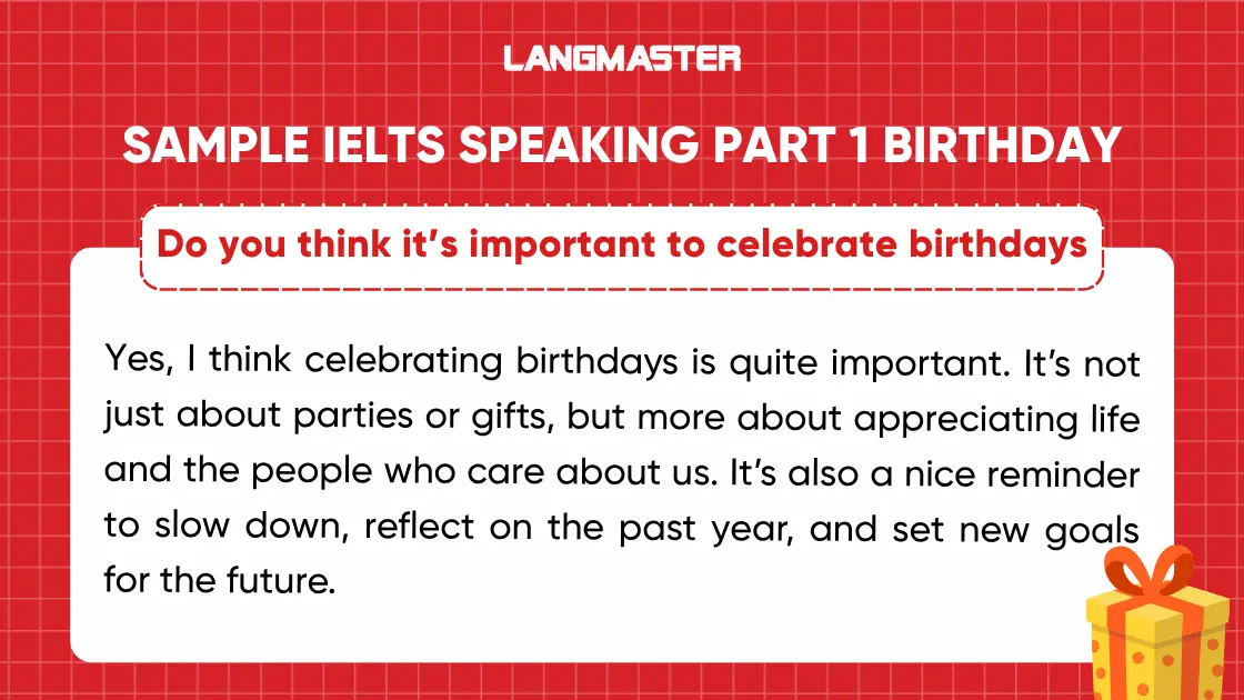 Bài mẫu ielts speaking part 1 topic birthday