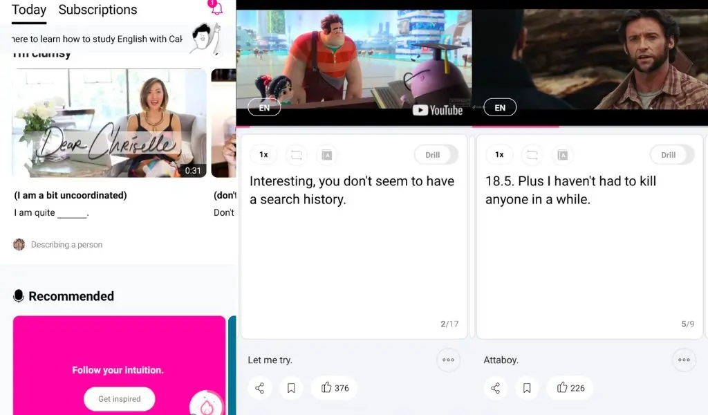 App Cake học IELTS Speaking tại nhà