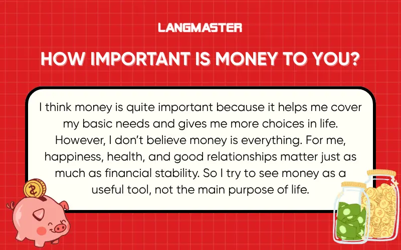 How important is money to you?