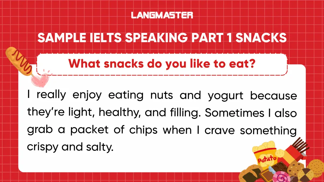 What snacks do you like to eat?