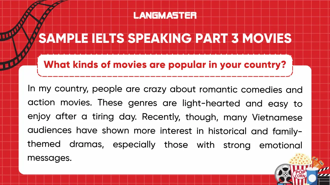 Sample ielts speaking part 3 topic movies