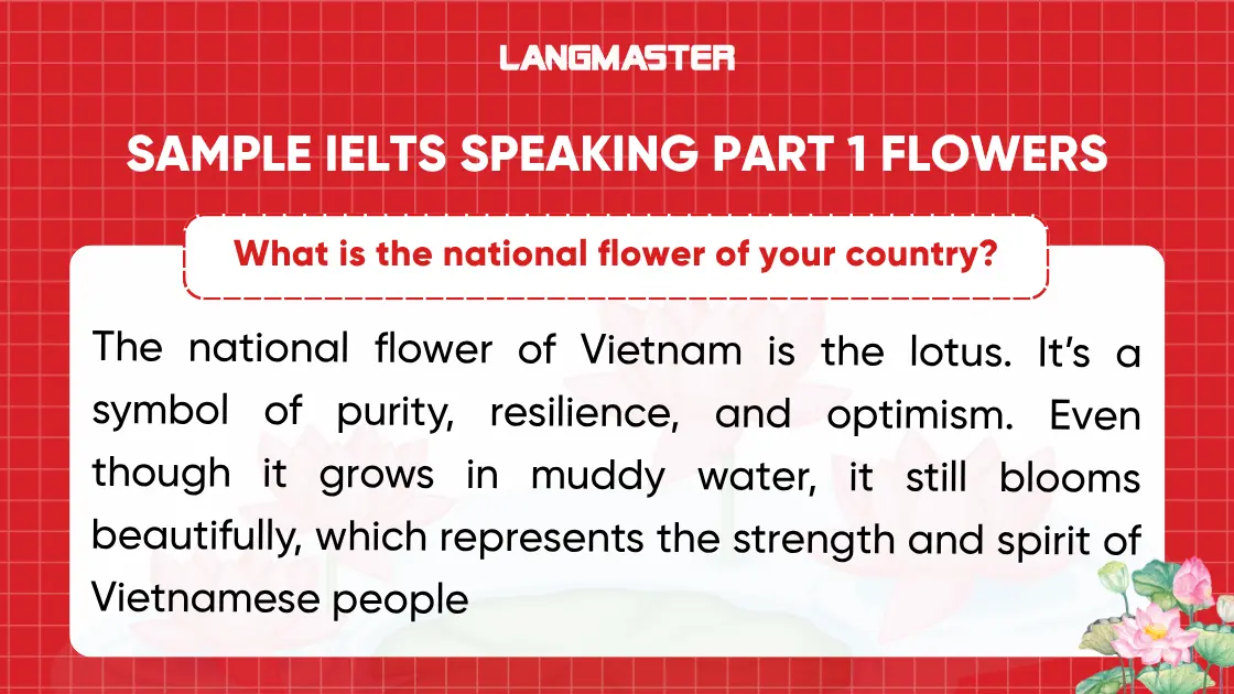 What is the national flower of your country 