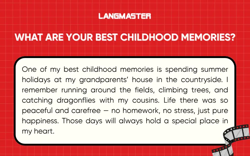 What are your best childhood memories?