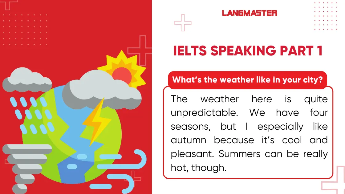 What's the weather like in your city?