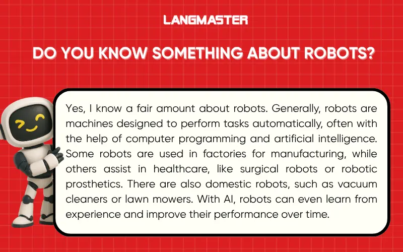 Do you know something about robots?