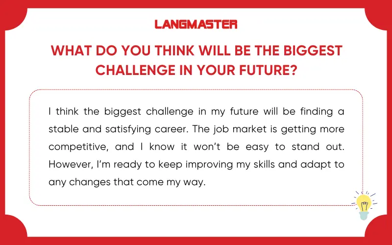Bài mẫu IELTS Speaking Part 1 topic Challenges