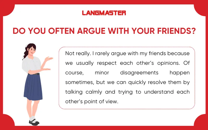 Bài mẫu IELTS Speaking Part 1 Topic Chatting