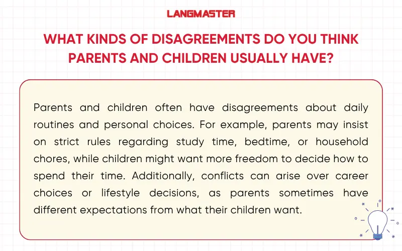 Sample Answer IELTS Speaking Part 3 Argument