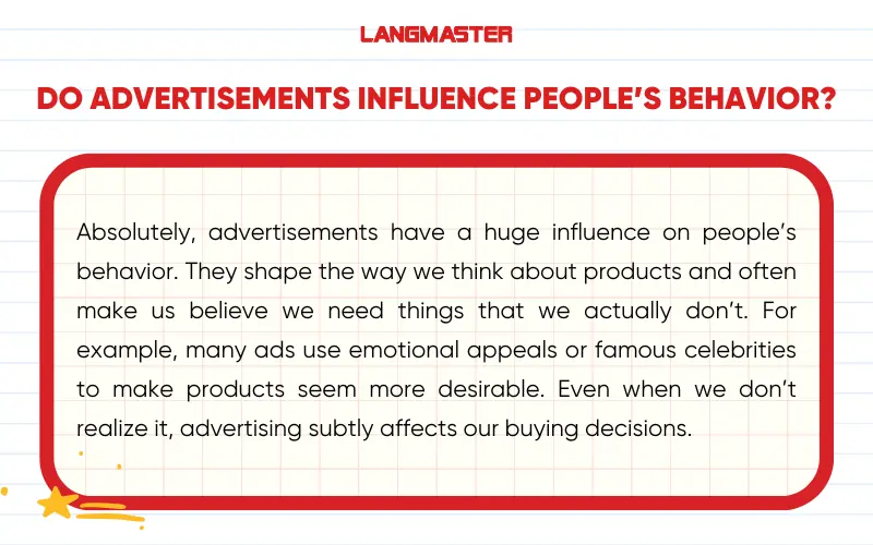 Câu trả lời mẫu IELTS Speaking Part 3 Consumerism