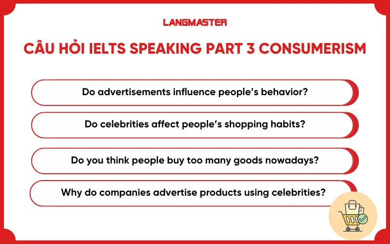 Câu hỏi IELTS Speaking Part 3 Consumerism