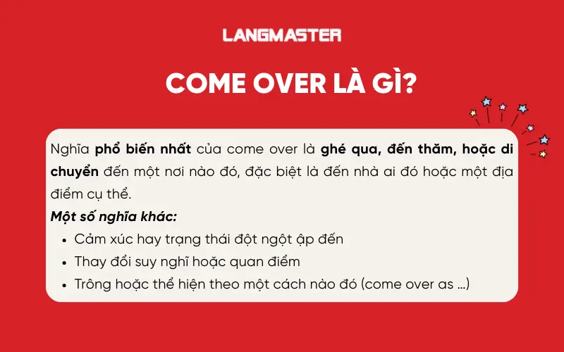 Come over là gì?