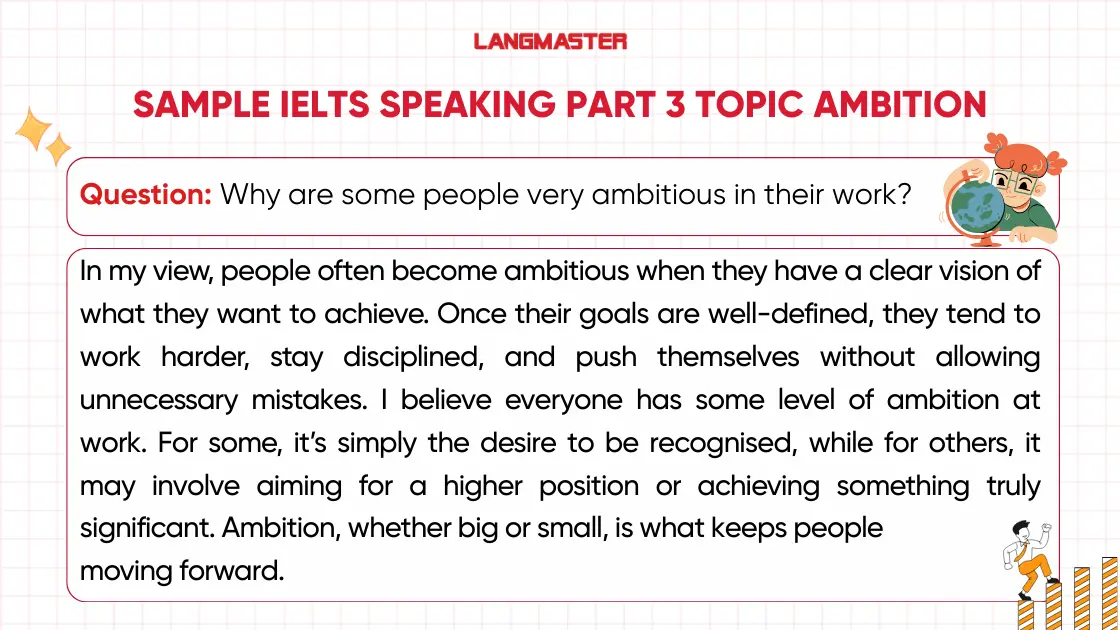 Why are some people very ambitious in their work? ielts speaking part 3