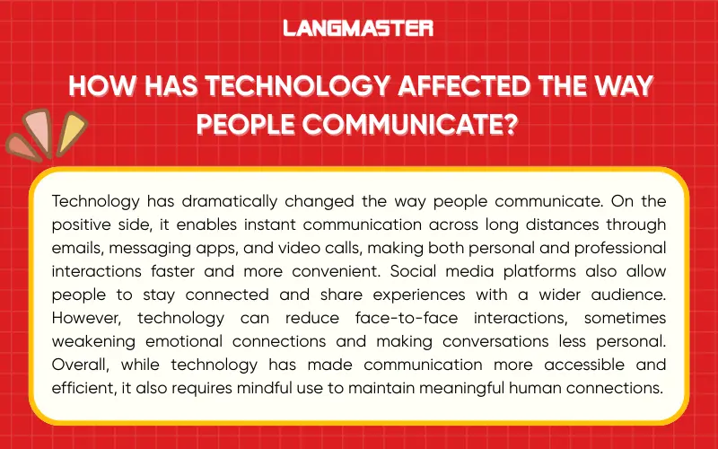 How has technology affected the way people communicate?