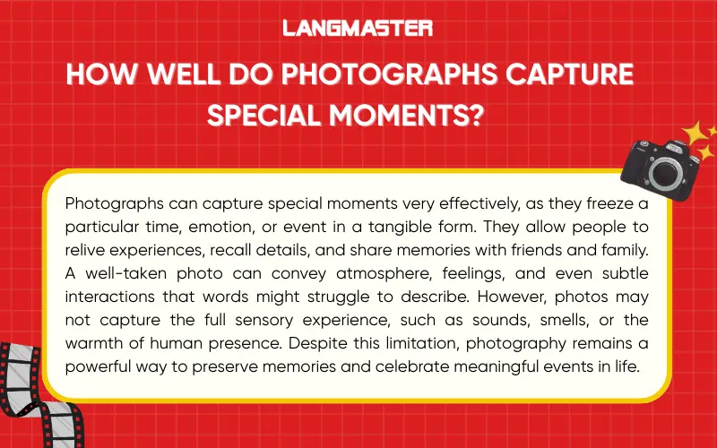 How well do photographs capture special moments?