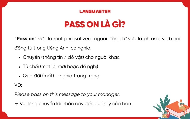 Pass on là gì?