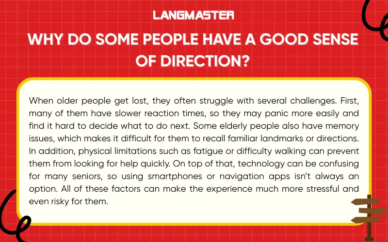 Why do some people have a good sense of direction?