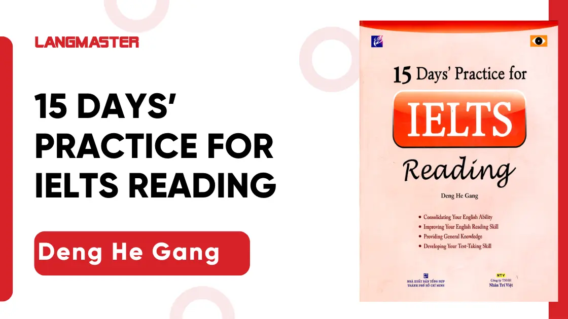 Sách ielts reaading 15 Days’ Practice For IELTS Reading