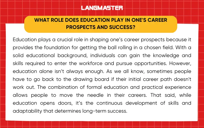 Áp dụng Idiom chủ đề Business vào IELTS Speaking Part 3