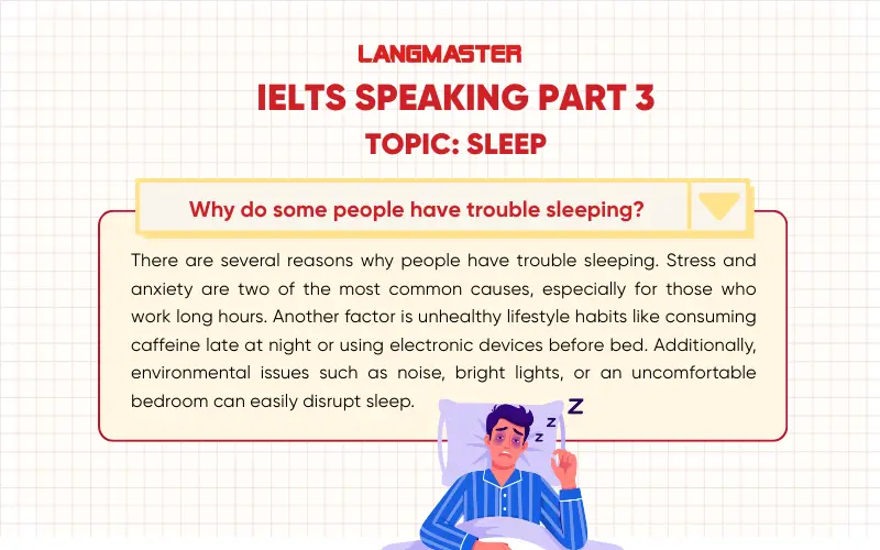 Why do some people have trouble sleeping?