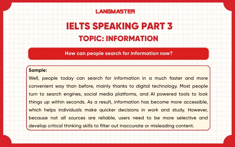 How can people search for information now?