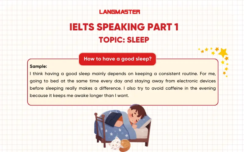 How to have a good sleep?