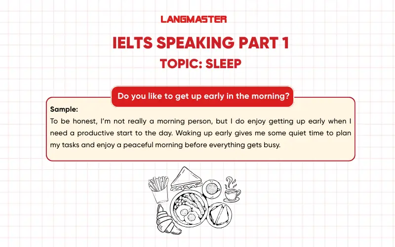 Do you like to get up early in the morning?