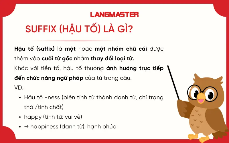 Suffix (hậu tố) là gì?