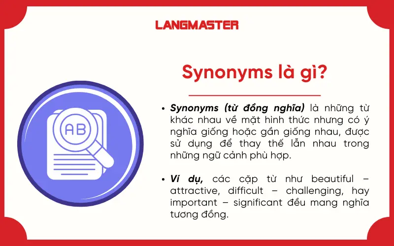 Synonyms là gì?