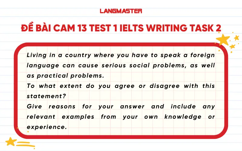 Đề bài Cam 13 Test 1 IELTS Writing Task 2