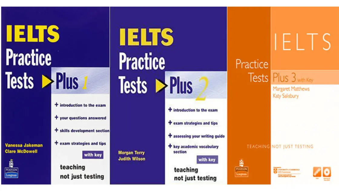Bộ sách IELTS Practice Tests Plus 1, 2, 3 