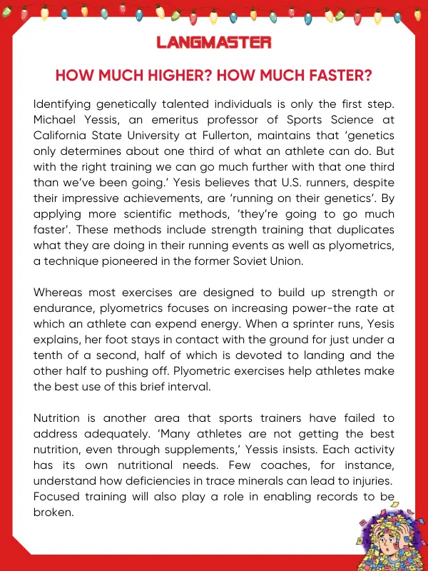 How much higher? How much faster?