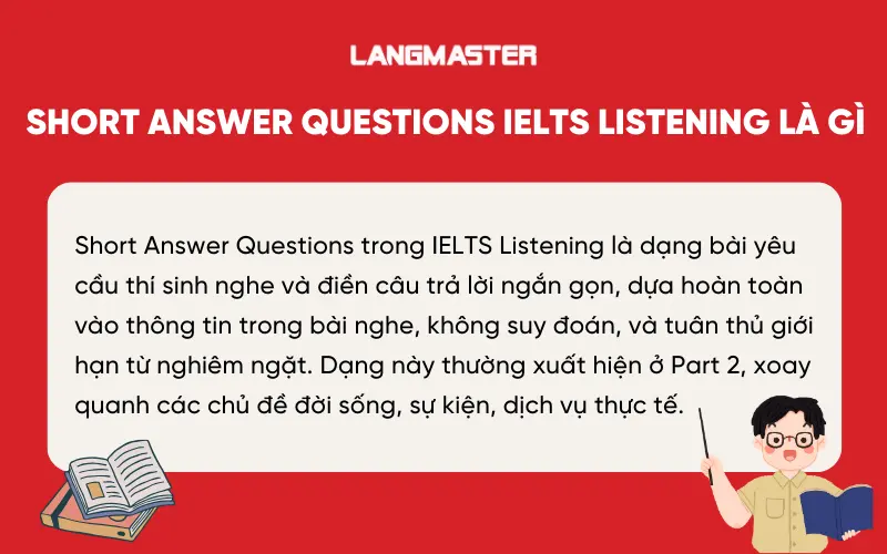 Short Answer Questions IELTS Listening là gì?