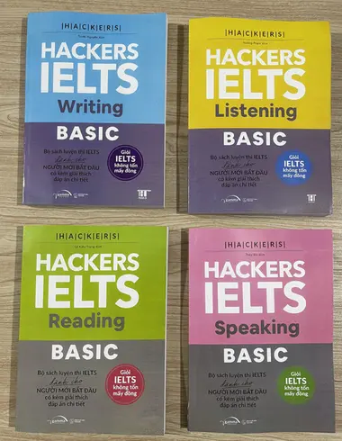 Sách IELTS giá rẻ trình độ (5.5 - 7.5+): Hacker IELTS
