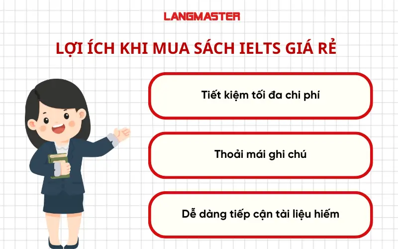 Lợi ích khi mua sách IELTS giá rẻ