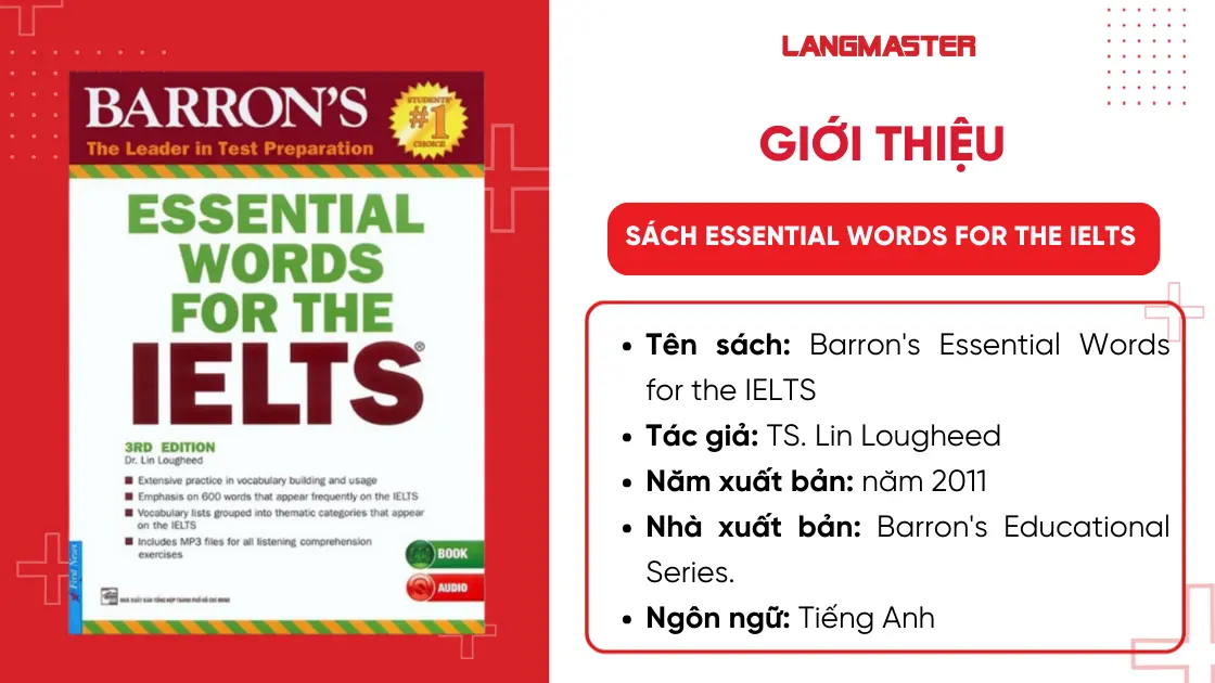 Tổng quan về bộ sách Barron's Essential Words for the IELTS
