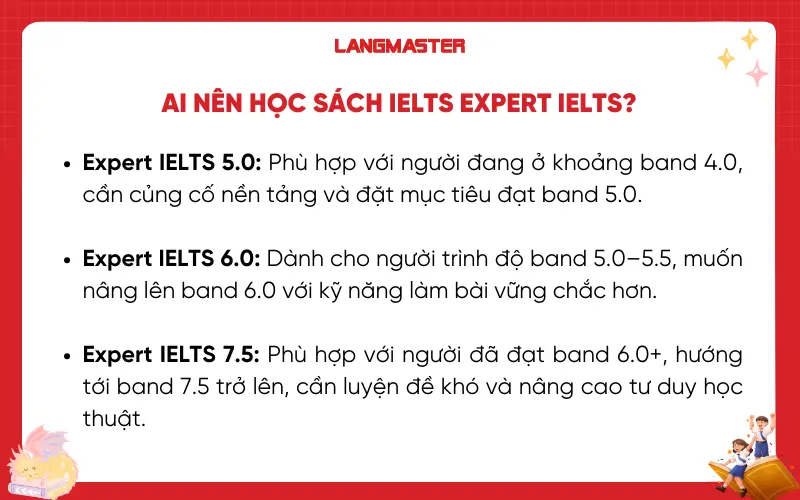 Ai nên học sách IELTS Expert IELTS?