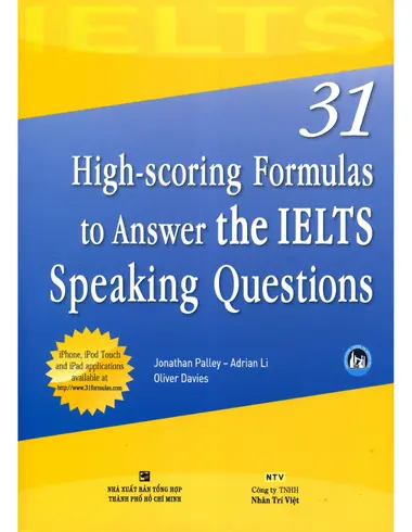 Sách “High-scoring Formulas to Answer The IELTS Speaking Questions”