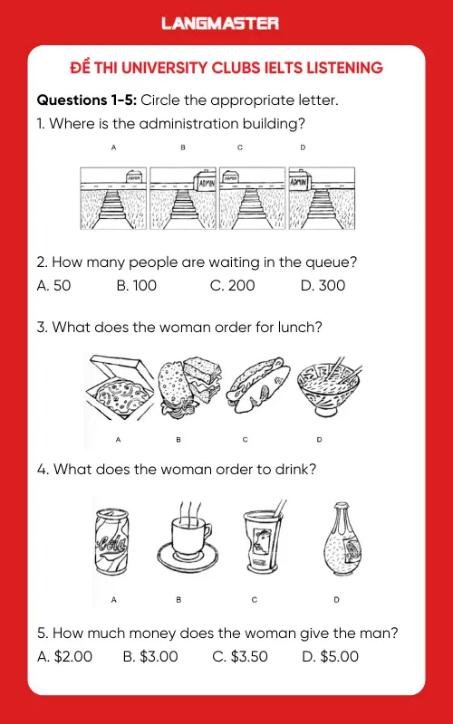 Đề thi What are the students looking for IELTS Listening