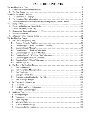Nội dung sách IELTS Speaking Mat Clark