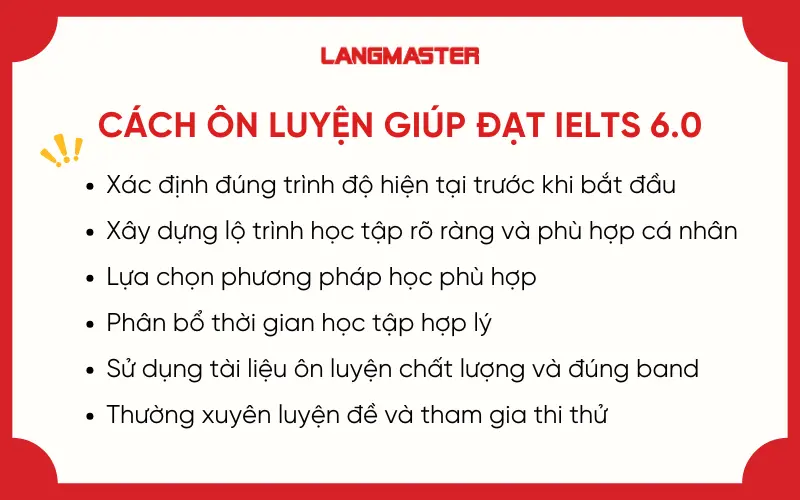 Cách ôn luyện giúp đạt IELTS 6.0