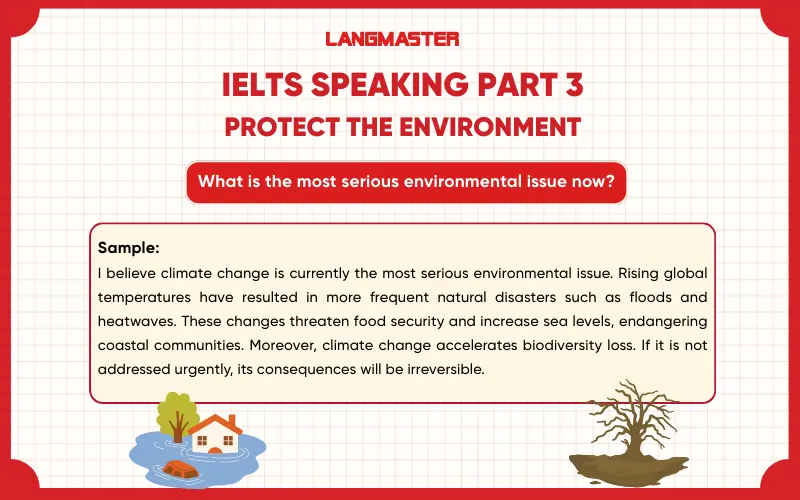 IELTS Speaking Part 3 What is the most serious environmental issue now?
