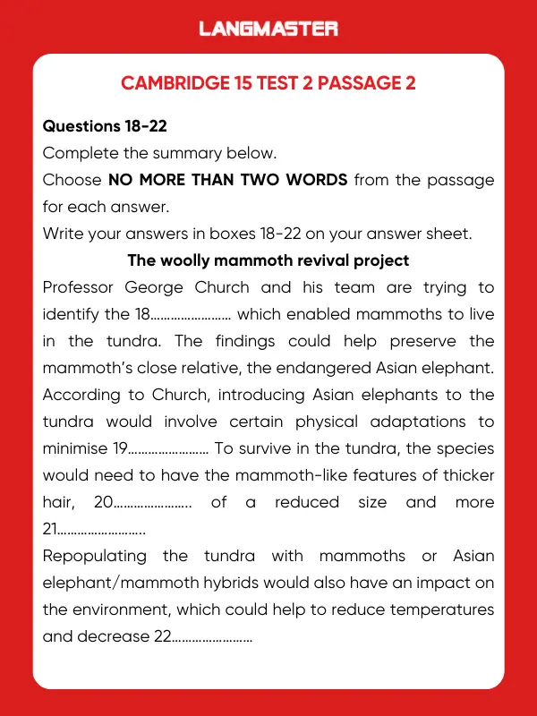 Đề thi Cambridge 15 Test 2 Passage 2