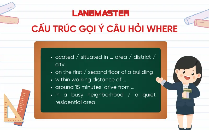 Cấu trúc gọi ý Câu hỏi Where