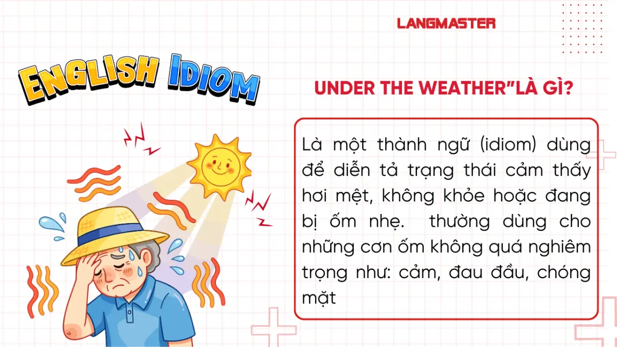 “Under the weather” là gì?