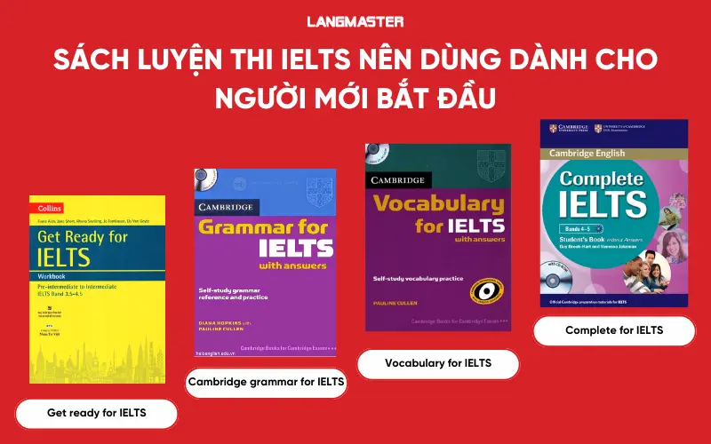 Sách luyện thi IELTS nên dùng dành cho người mới bắt đầu