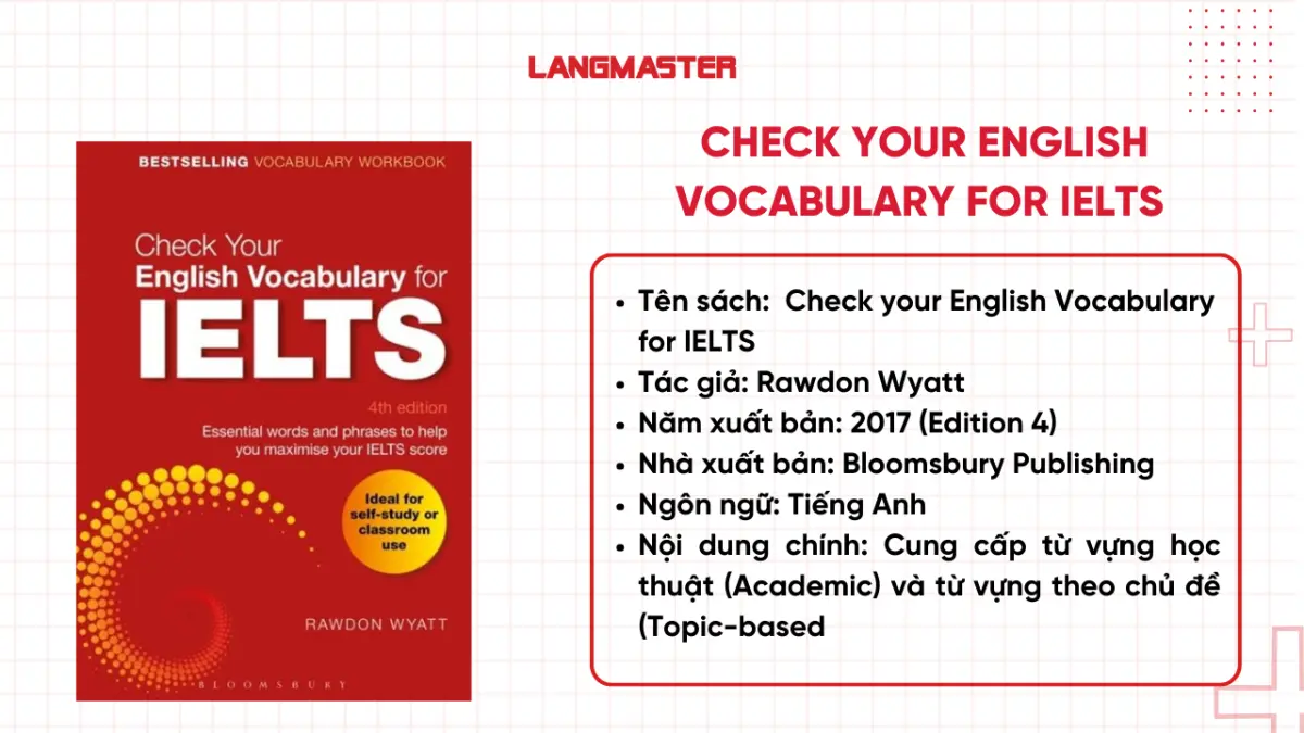 Tổng quan về bộ sách Check Your English Vocabulary for IELTS